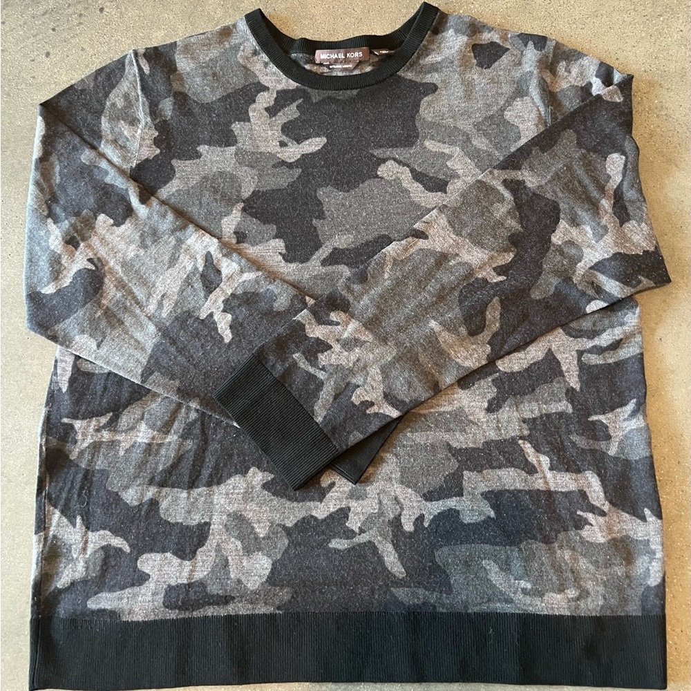 Michael Kors Men’s Collection Merino crew neck Sweater